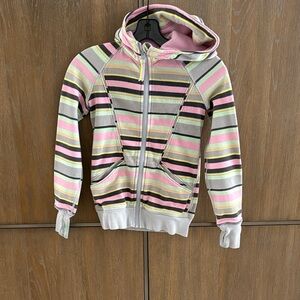 Ivivva Multicolor Striped Kids Hoodie